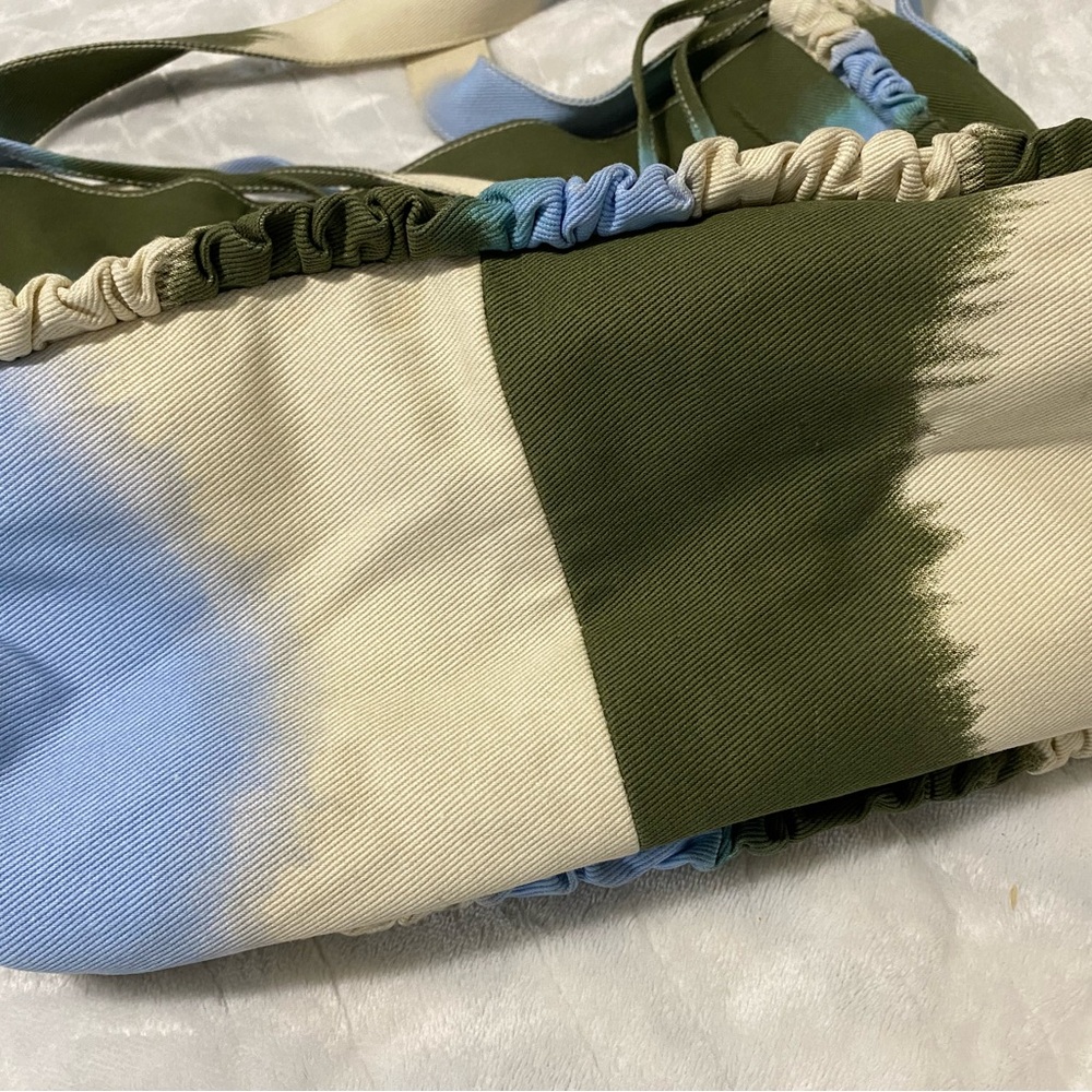RACHEL COMEY x TARGET Green Blue Cream Dip Dyed Oversized Bag NWOT - Picture 5 of 9